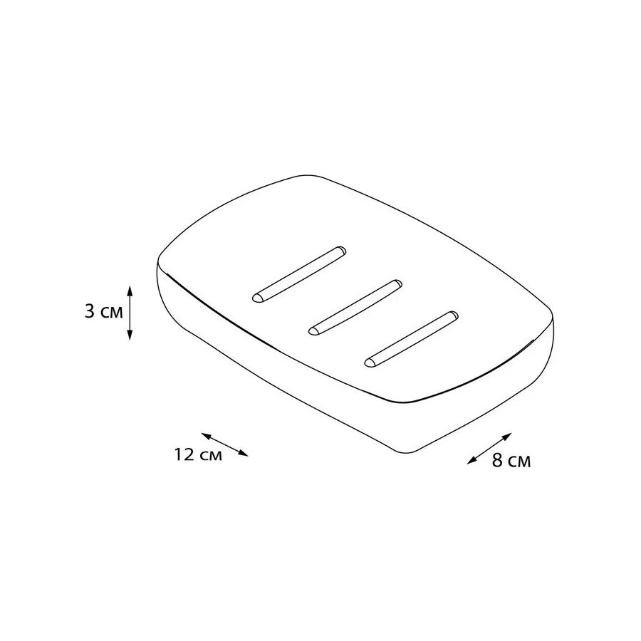 Мыльница Fixsen Balk FX-270-4 бежевый