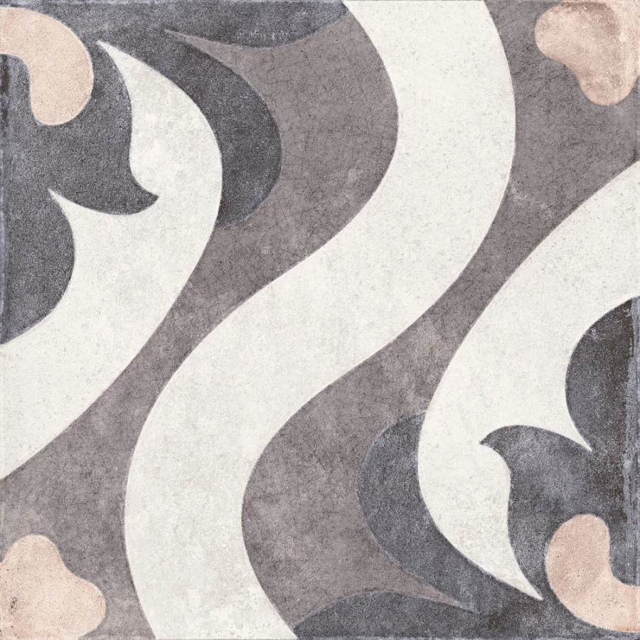 Керамогранит Cersanit Carpet орнамент рельефный матовый многоцветный A17932 29,8x29,8 см