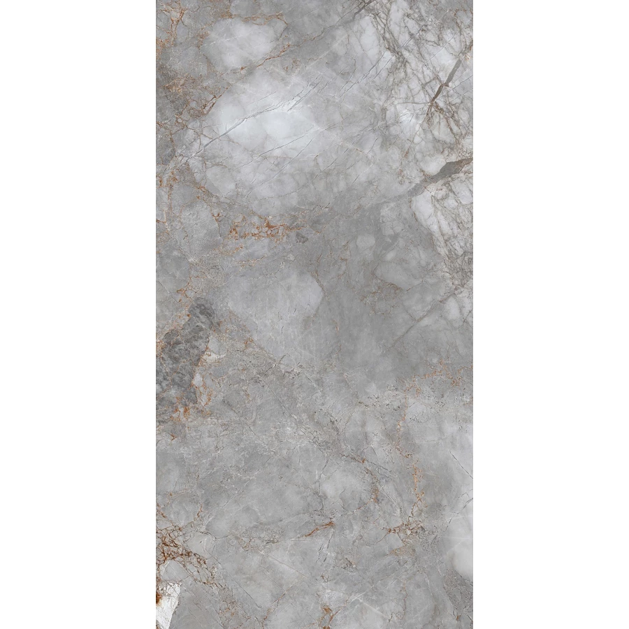 Керамогранит Realistik Stone Grey Lapato Carving серый 120x60 см