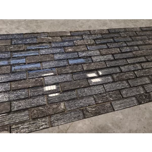 Мозаика из стекла и натурального камня LeeDo Ceramica Punaluu серо-черный 29,8x29,8 см