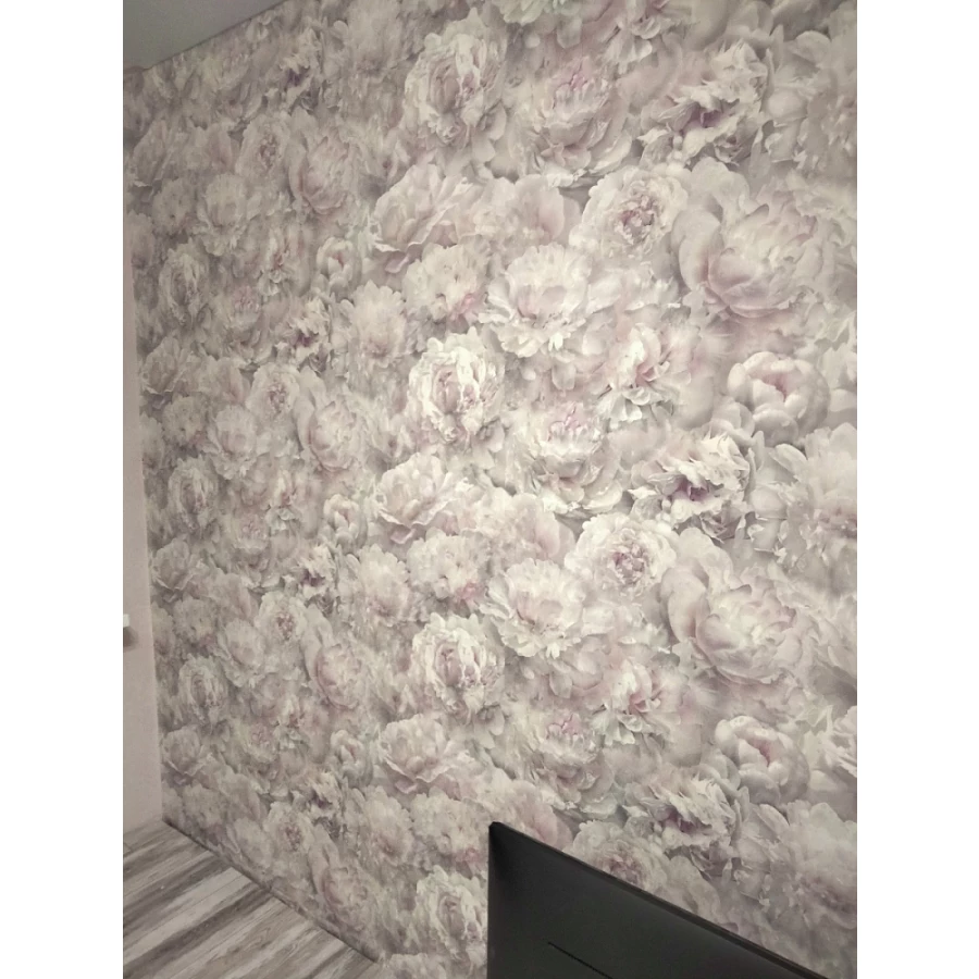 Обои флизелиновые Palitra Home HomeColor Pions фиолетовые HC71995-15 1,06х10,05 м