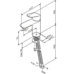 Смеситель для раковины Am Pm Like F8093016