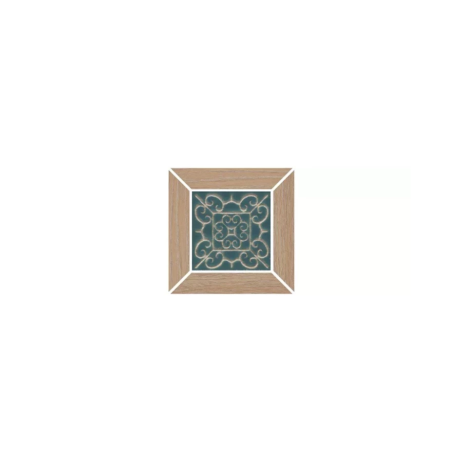 Вставка Kerama Marazzi Тровазо наборная матовая бежевая ID153 13x13 см