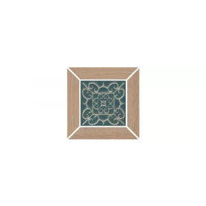 Вставка Kerama Marazzi Тровазо наборная матовая бежевая ID153 13x13 см