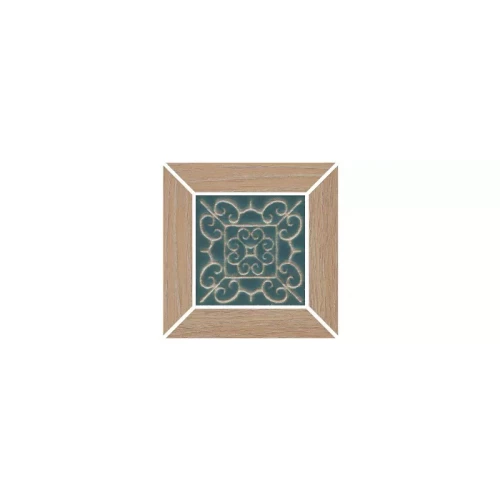 Вставка Kerama Marazzi Тровазо наборная матовая бежевая ID153 13x13 см