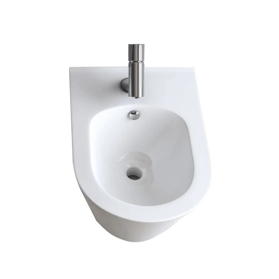 Биде подвесное безободковое Creto Logan L3 белое 1003-003-L3W