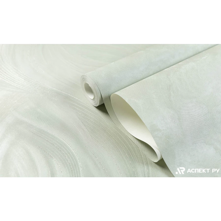 Обои флизелиновые Аспект Ривьера зеленые 70675-17 1,06х10,05 м