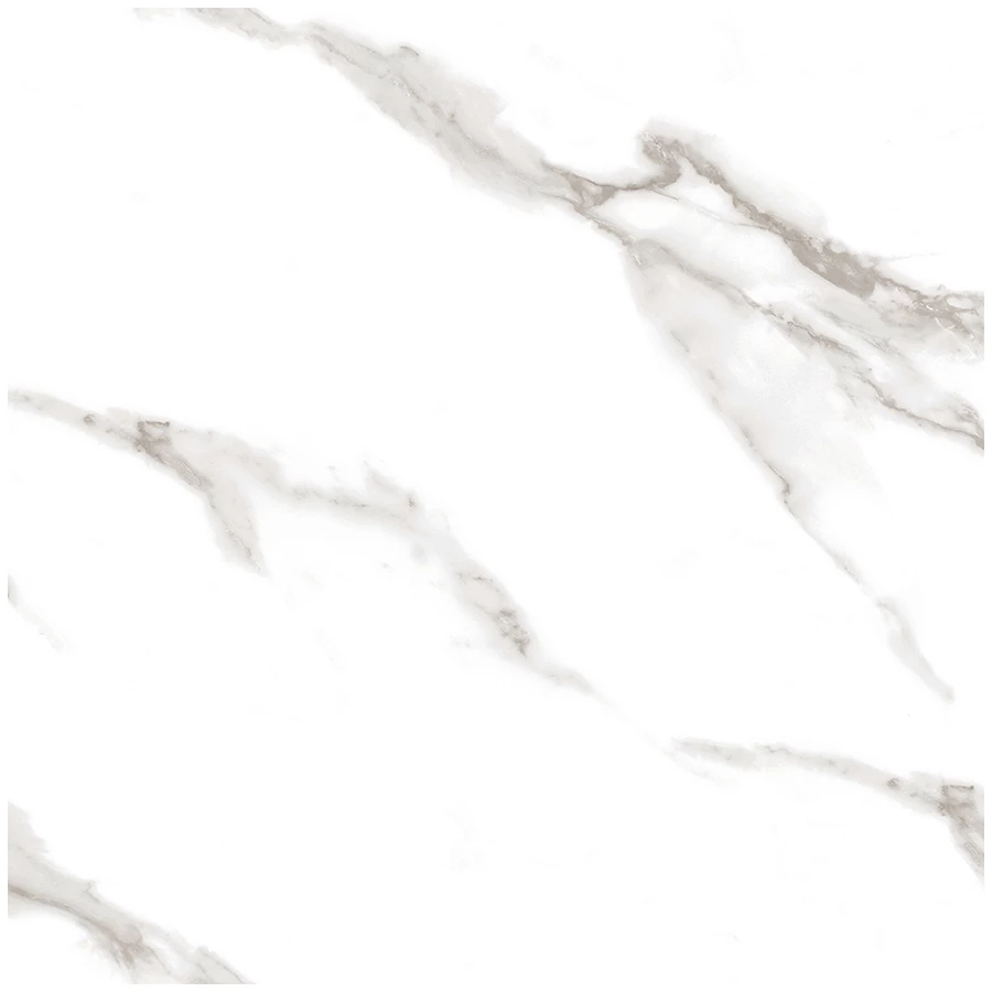 Керамогранит Ceradim Calacatta Sharp Silver белый Полированный 60х60 см