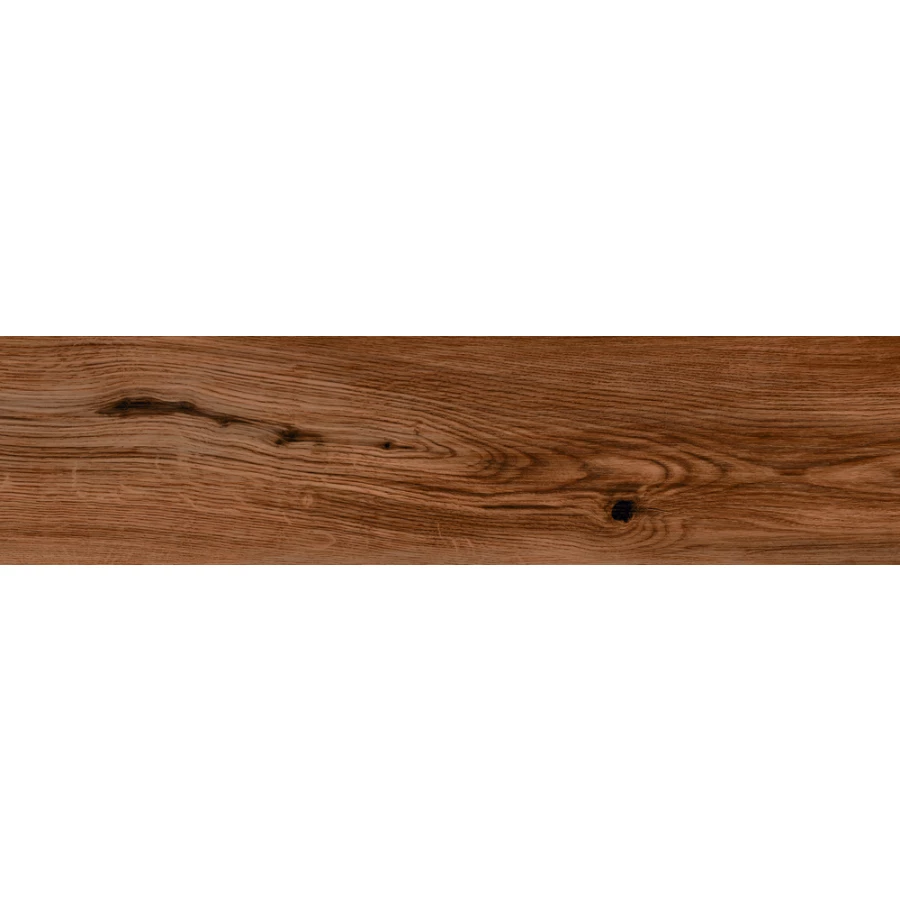 Керамогранит Cersanit Woodberry коричневый ректификат рельеф A17763 89,8х21,8 см