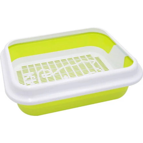 Туалет для кошек ZooExpress Мегакис с сеткой 45,5х34х10 см 