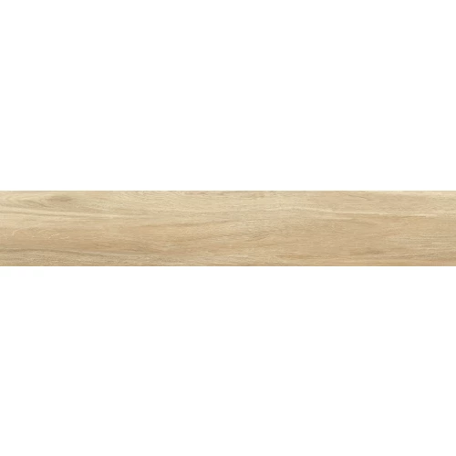 Керамогранит Gres de Aragon Rodeno Roble Liso матовый бежевый 906088 120х20 см