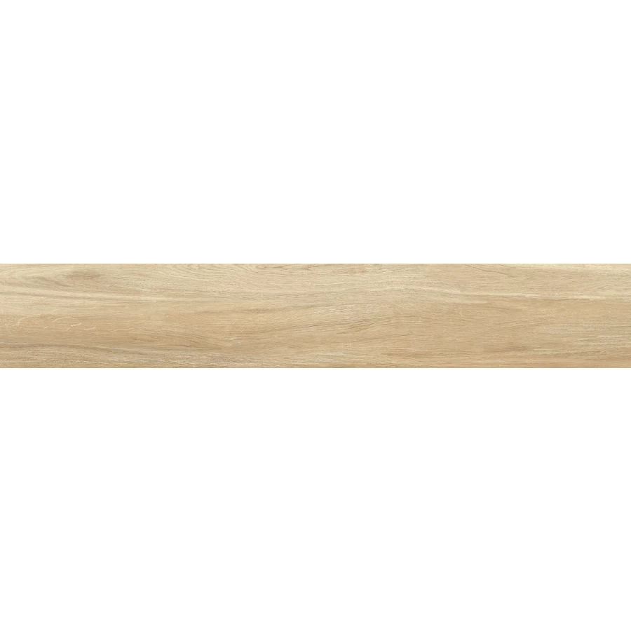 Керамогранит Gres de Aragon Rodeno Roble Liso матовый бежевый 906088 120х20 см