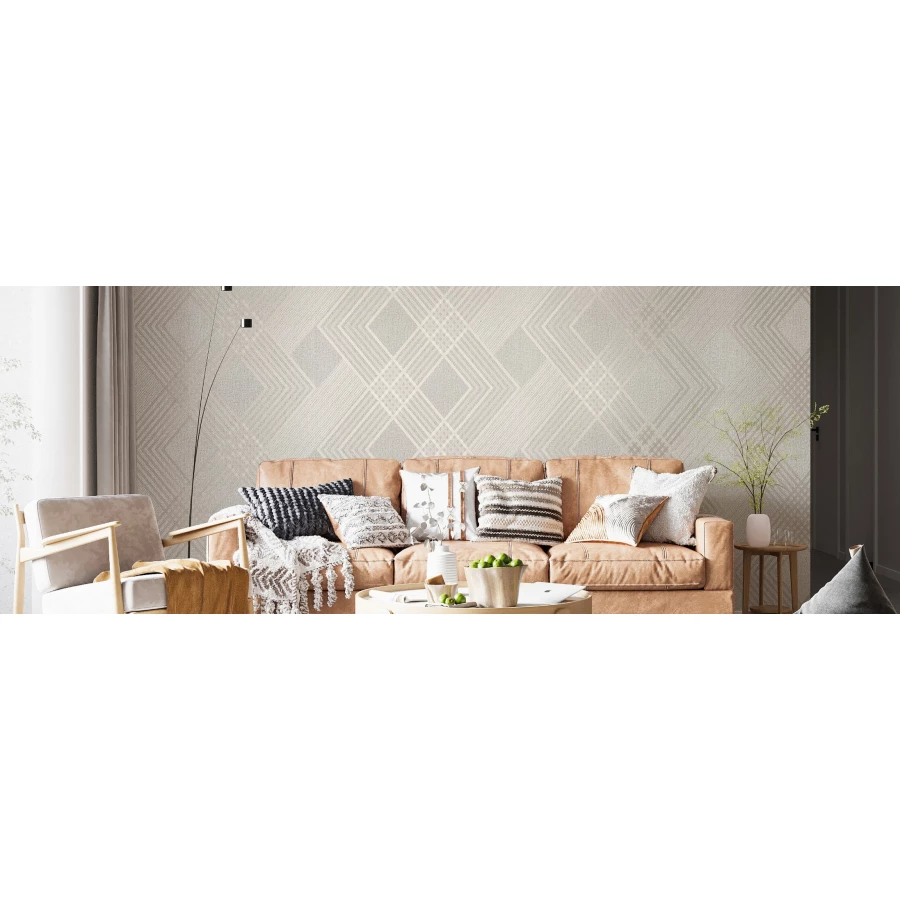 Обои флизелиновые Аспект Кения бежевые 70516-12 1,06х10,05 м