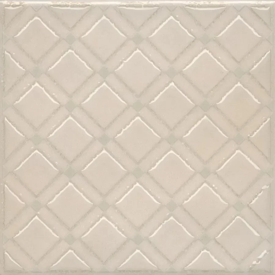 Керамогранит Kerama Marazzi Бахия 1 Декор глянцевый светло-бежевый KMD3STA013GN 9,8x9,8 см