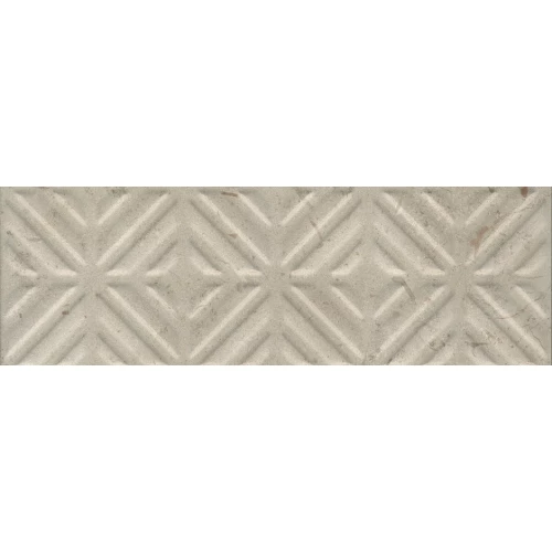 Бордюр Kerama Marazzi Карму матовый обрезной бежевый 9,6х30 см