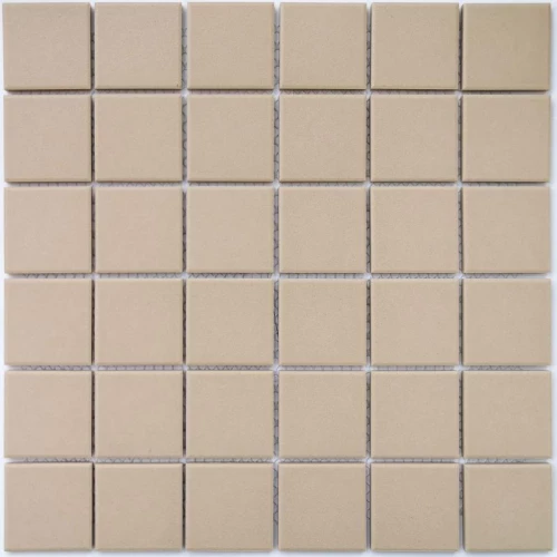 Мозаика Bonaparte Керамогранитная мозаика Arene Beige 48х48 противоскользящая матовая бежевая 30,6х30,6 см