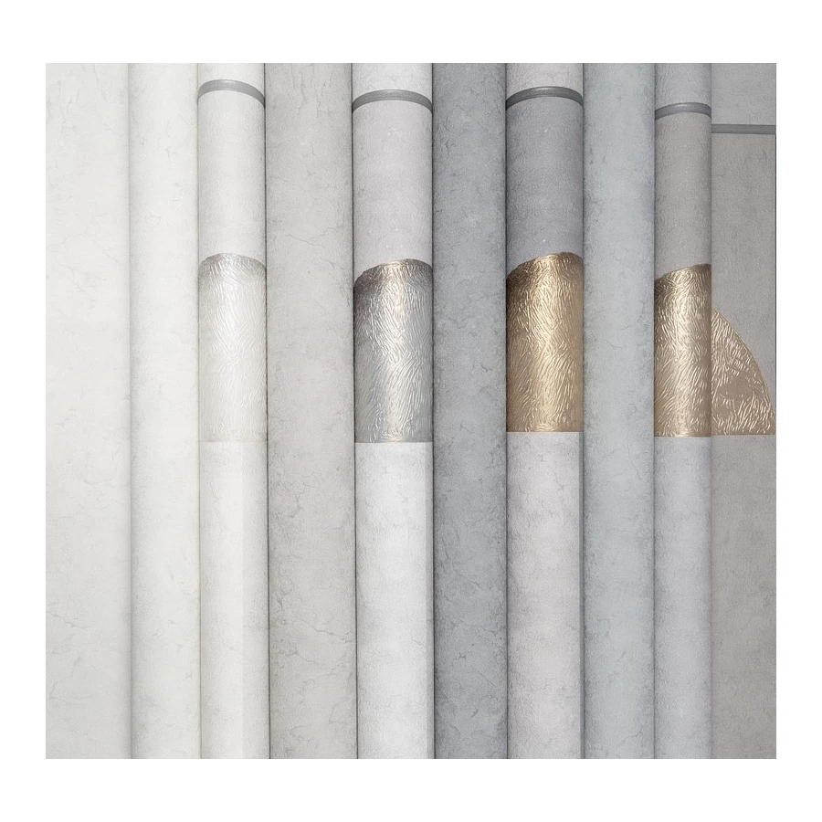 Обои флизелиновые Palitra Home Eclipse серые HC72081-47 1,06х10,05 м