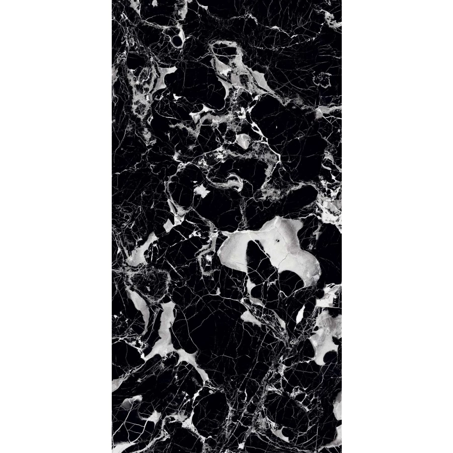 Керамогранит Arcadia Ceramica Elegant Nero High Gloss чёрный HG2001-A 120х60 см