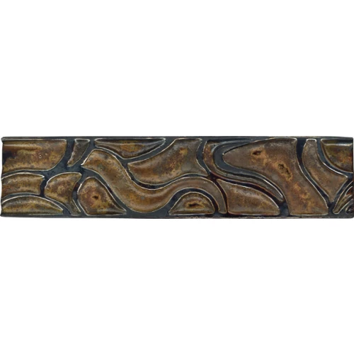 Керамогранит Cerdomus Dome Listello Gemma Coppe матовый коричневый 0058029 20х4,7 см