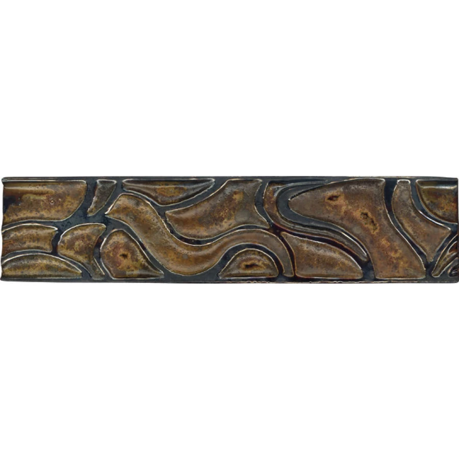 Керамогранит Cerdomus Dome Listello Gemma Coppe матовый коричневый 0058029 20х4,7 см