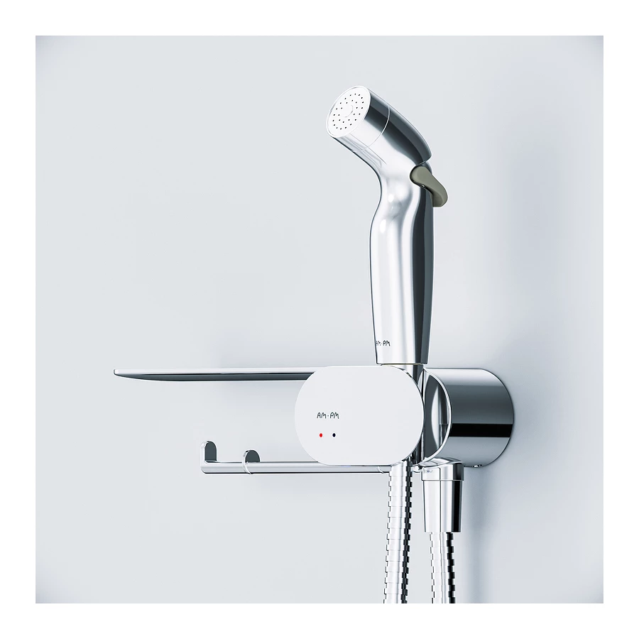 Набор подвесной унитаз с гигиеническим душем Am Pm Sensation CK30H0904W