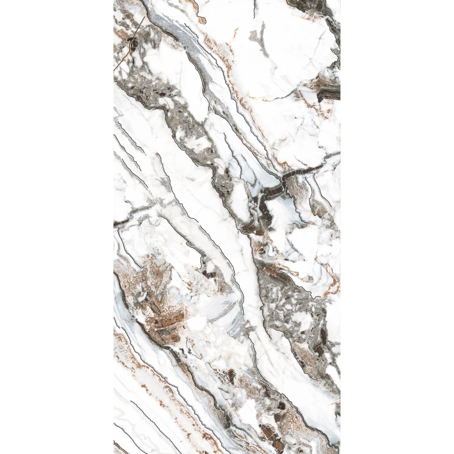 Керамогранит Casati Ceramica Carving Polished Gold GS Algeria Multy Golden Carving многоцветный 120х60 см