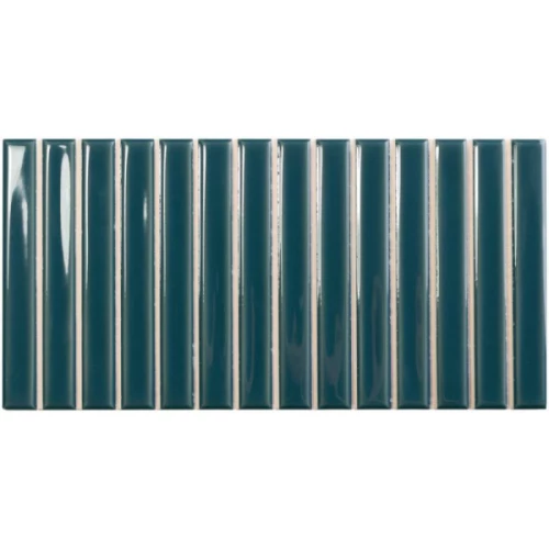 Плитка настенная WOW Sweet Bars Peacock Blue 128703 25х12,5 см