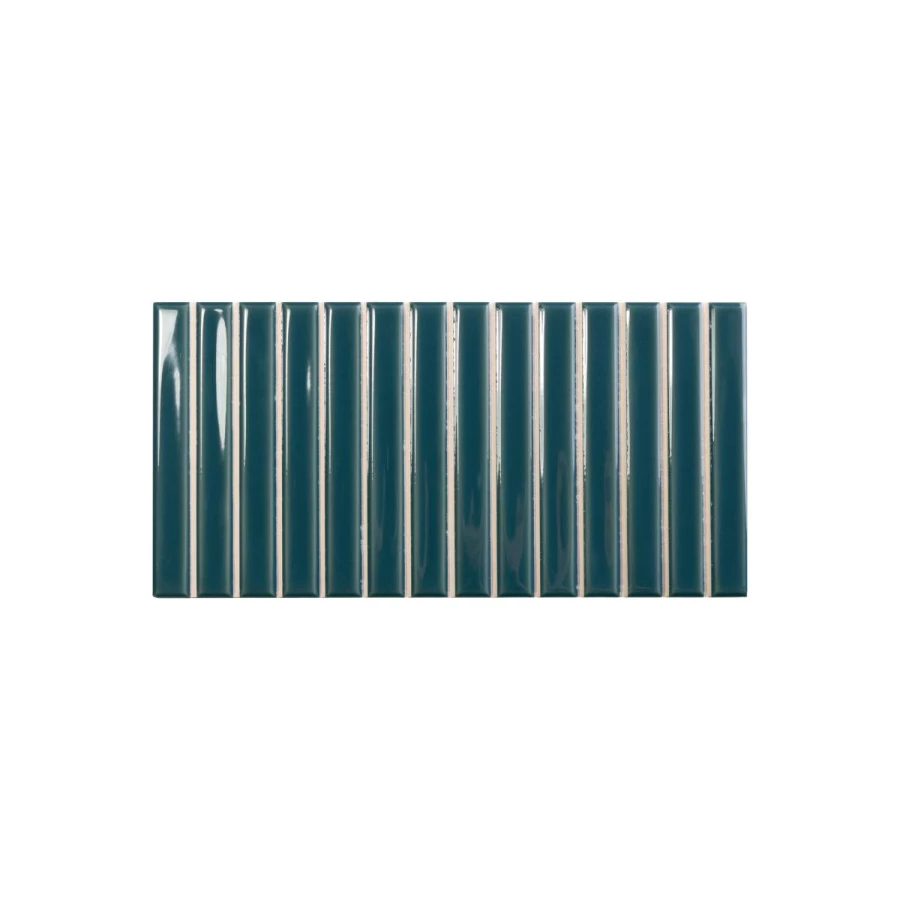 Плитка настенная WOW Sweet Bars Peacock Blue 128703 25х12,5 см