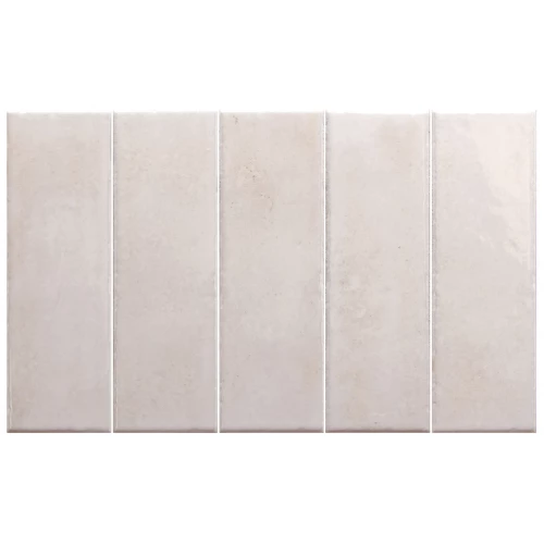 Керамогранит Equipe Bohemian Cotton глянцевый белый 32338 18,6x6 см