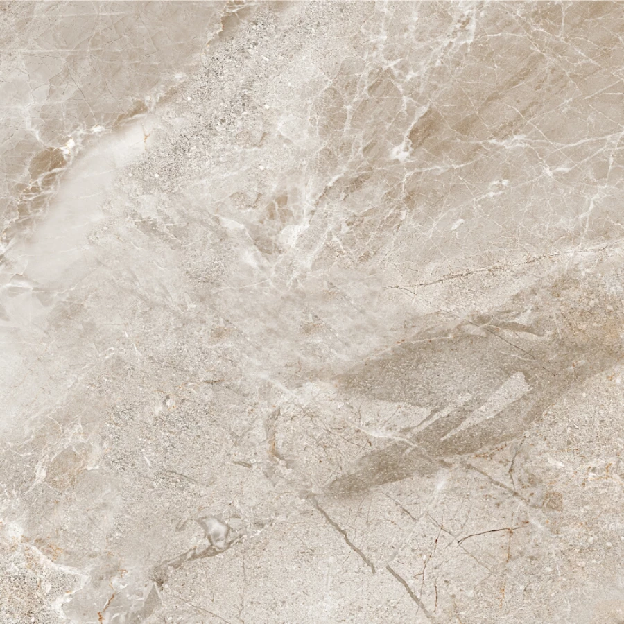 Керамогранит Eurotile Ceramica Marmori Beige Pol глянцевый коричневый 7930138705429 60x60 см