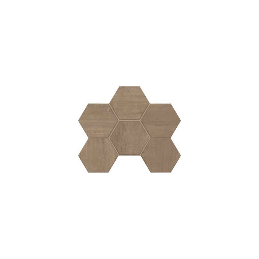 Мозаика Estima Classic Wood CW03 Hexagon неполированная 39896 28,5х25 см