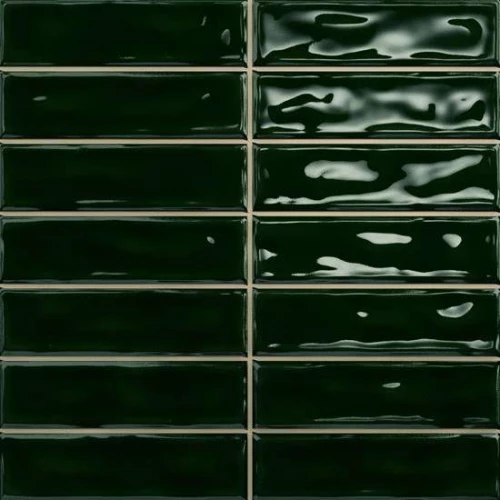 Плитка настенная Dar Ceramics Noa-Sticks Green Intense глянцевая зеленая 20x20 см