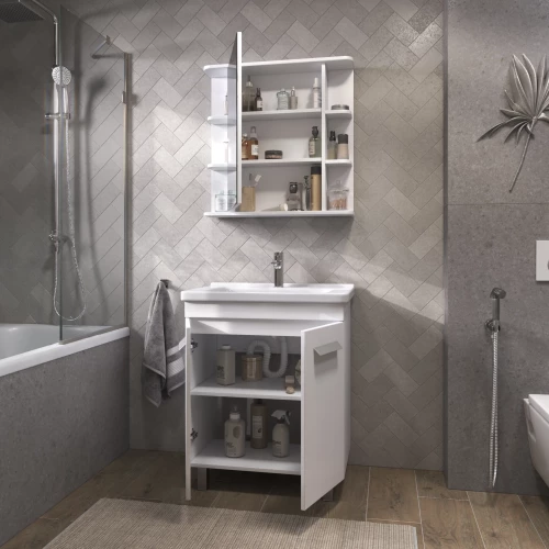 Зеркало шкаф Vigo Nova 600 навесной zsh.NOV.60 60x70 см