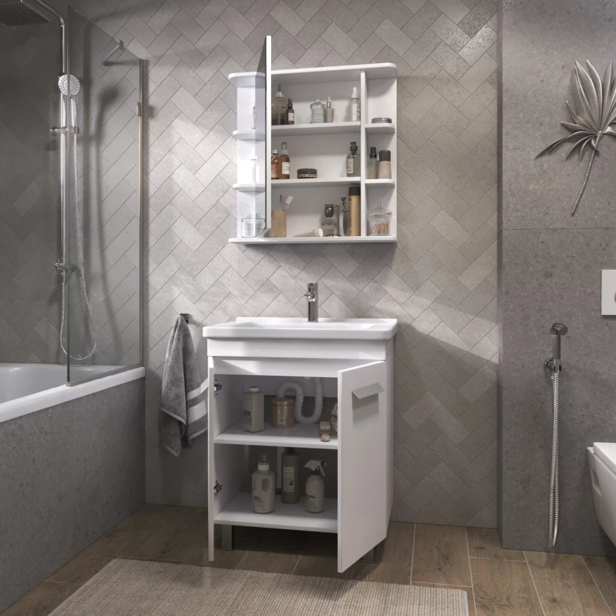 Зеркало шкаф Vigo Nova 600 навесной zsh.NOV.60 60x70 см