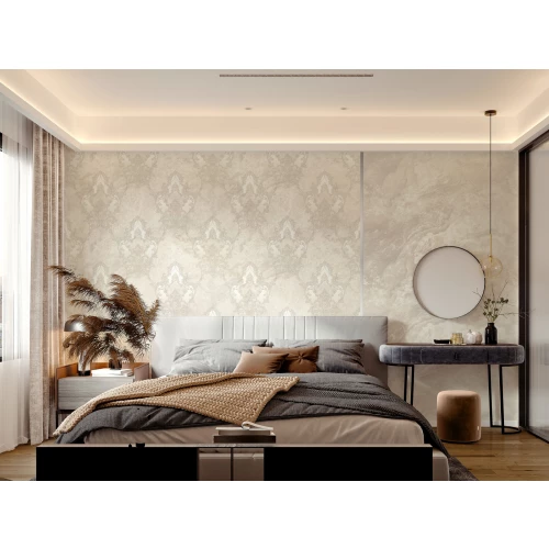 Обои флизелиновые Аспект Бриджит бежевые 70641-22 1,06х10,05 м