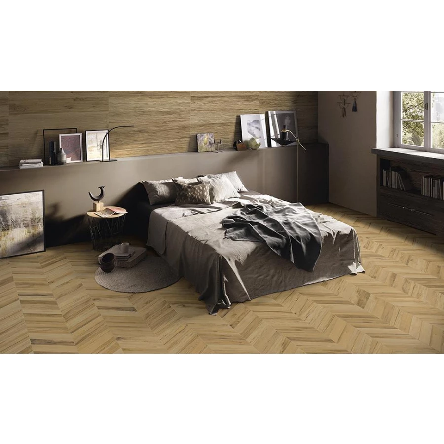 Керамогранит Provenza Provoak Quercia Recuperata бежевый E424 120х20 см