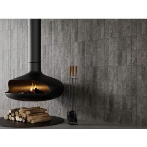 Плитка фасадная Paradyz Carrizo Basalt Elewacja Struktura Mat B1a матовая коричневая 39,7x6,5 см