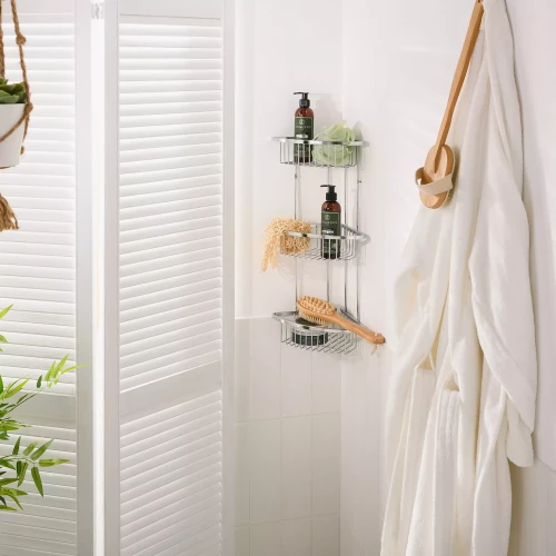 Полка угловая ЧМЗ Монолитик 505-006-01 хром 20х20х55,3 см