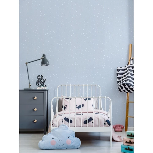 Обои флизелиновые Palitra Home HomeColor Wonderful голубые HC71536-16 1,06х10,05 м