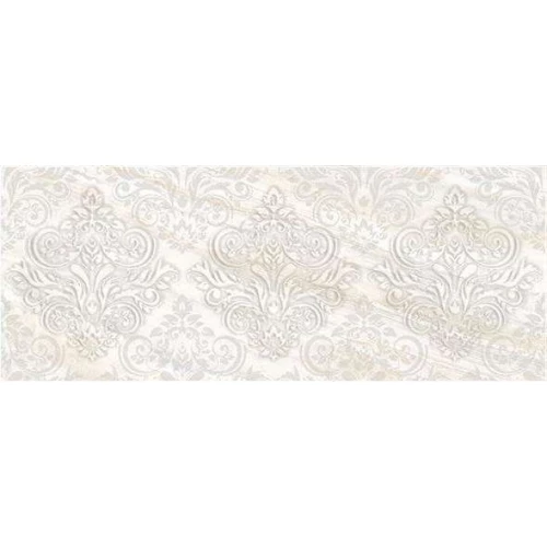 Плитка керамическая Sina Tile Паласио Фловер Греы / Palasio Flower Grey глянцевая серая 75х30 см