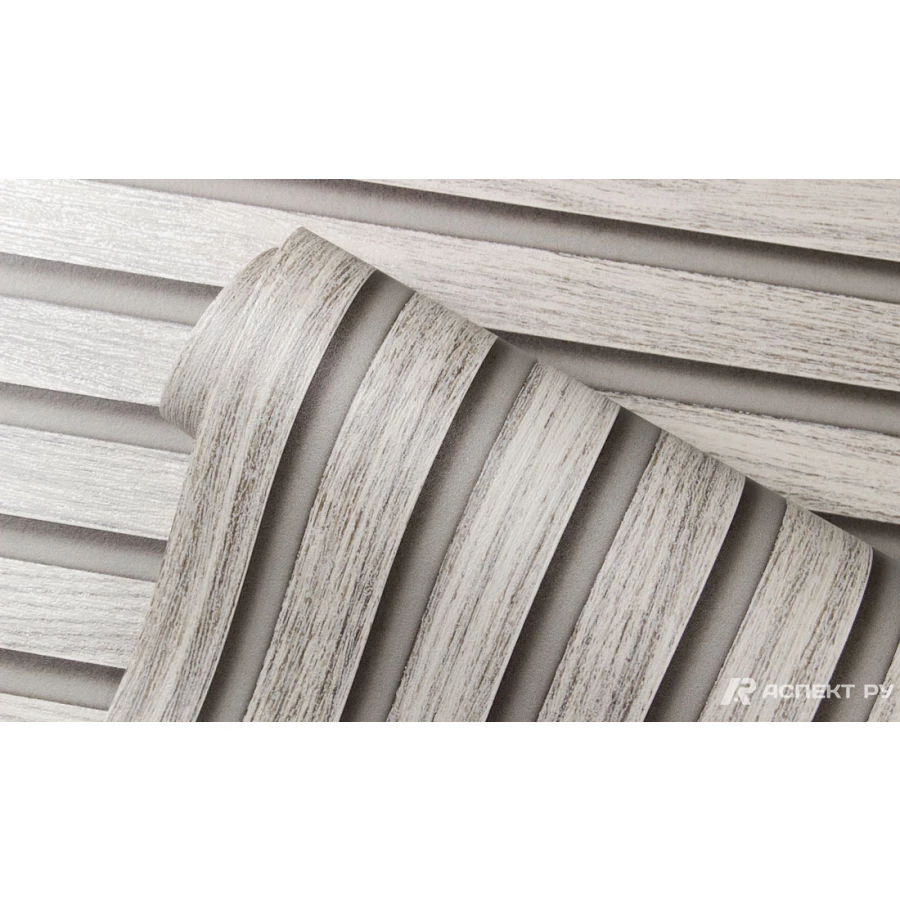 Обои флизелиновые Аспект Рейки серые 30276-28 1,06х10,05 м
