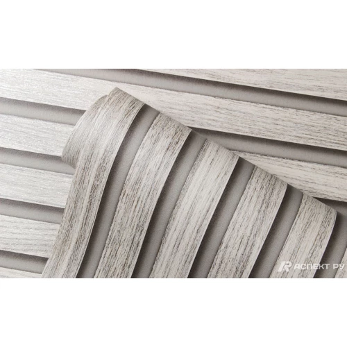 Обои флизелиновые Аспект Рейки серые 30276-28 1,06х10,05 м