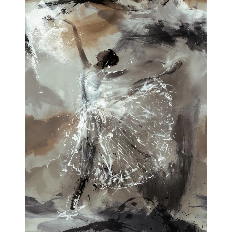 Панно винил на флизелине Marburg City Romance серый 35097 2,70x2,12 м