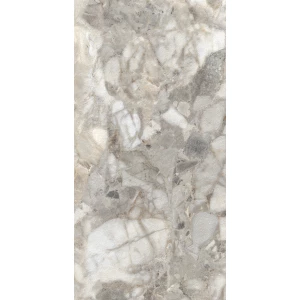 Керамогранит Creanza Aragonite White Shape+Glue Art 3D-глазурь матовый серый SH1001-G 120х60 см