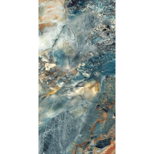 Керамогранит Realistik Космик / Cosmic Мелоди зеркальный глянец серый 120х60 см