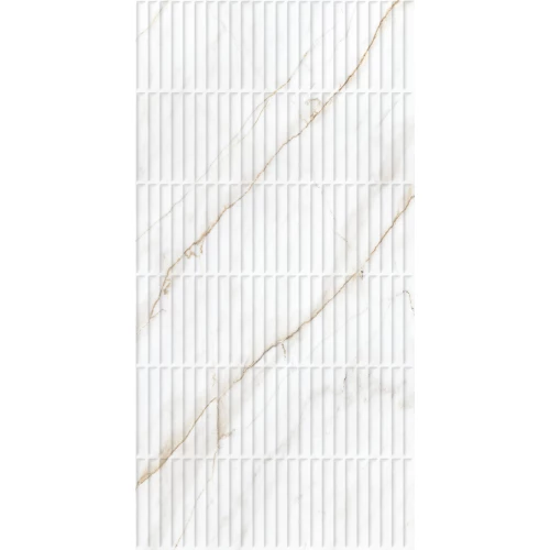 Керамогранит Creanza Selva Gold Decor Carving Pro белый CP4004-D 120х60 см