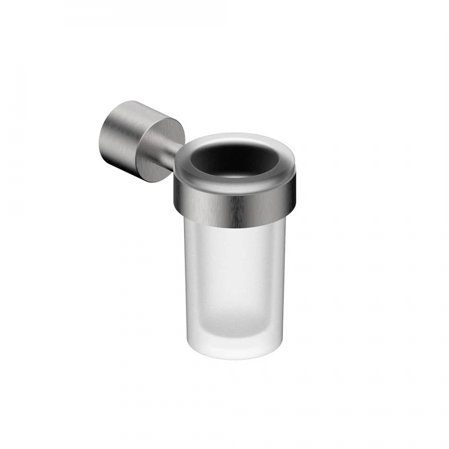 Стакан для зубных щеток с держателем Abber Osten 316 брашированная сталь AA1861BST