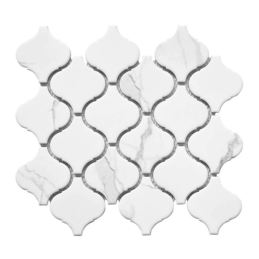 Керамическая мозаика Starmosaic Latern Carrara Matt белый 28,0х24,6 см