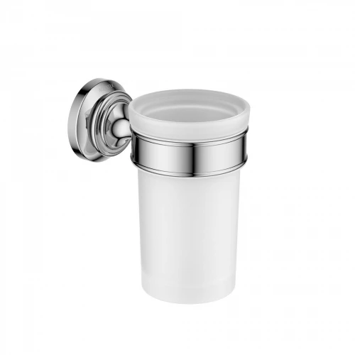 Стакан с держателем Aquatek Классик хром AQ4527CR