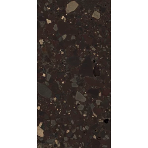 Керамогранит Seratonia Glossy Terra Premium Dark темно-коричневый 120х60 см